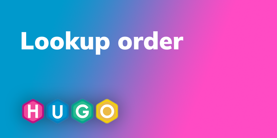 Template lookup order