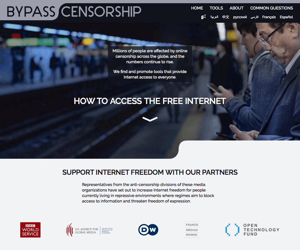 Showcase Bypass Censorship